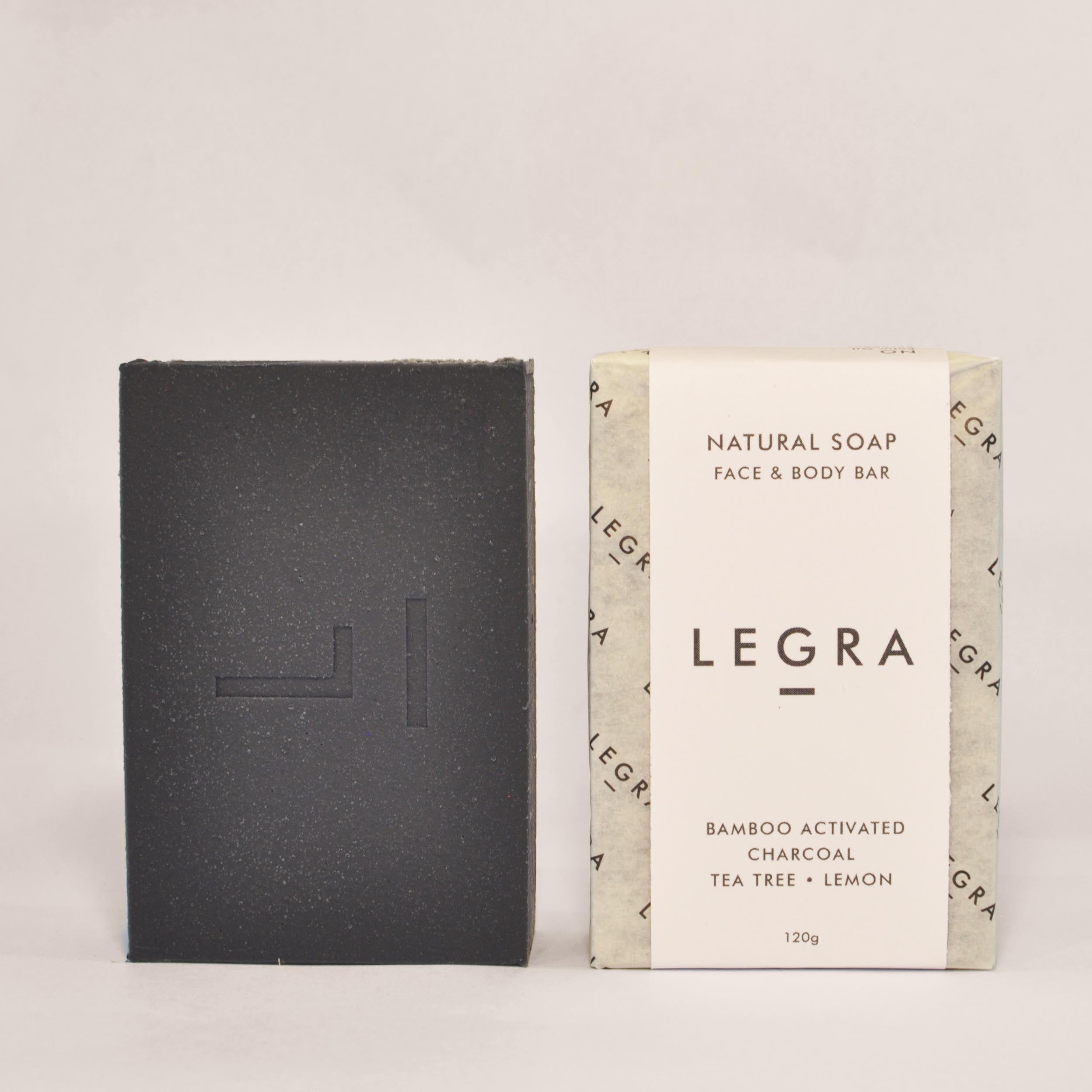 Legra sápa - Bamboo activated charcoal